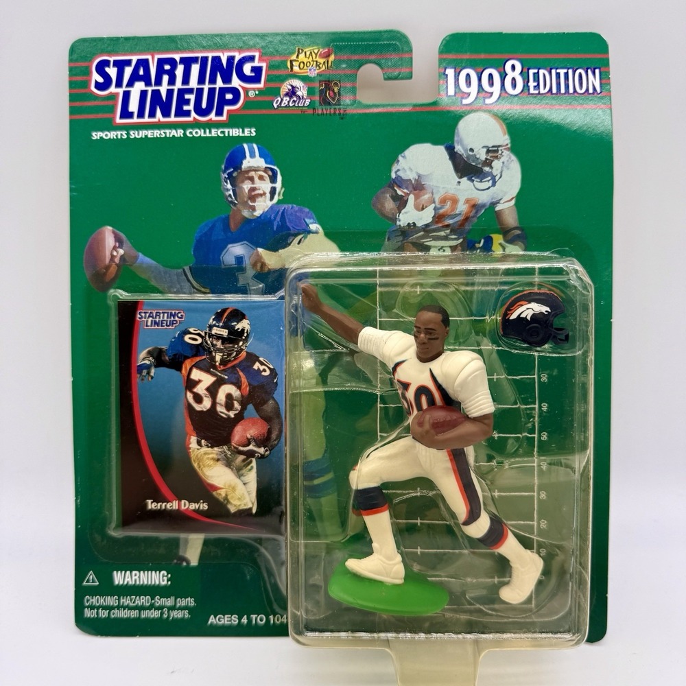 1998 Starting Lineup Terrell Davis‎  Denver Broncos NEW